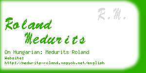 roland medurits business card